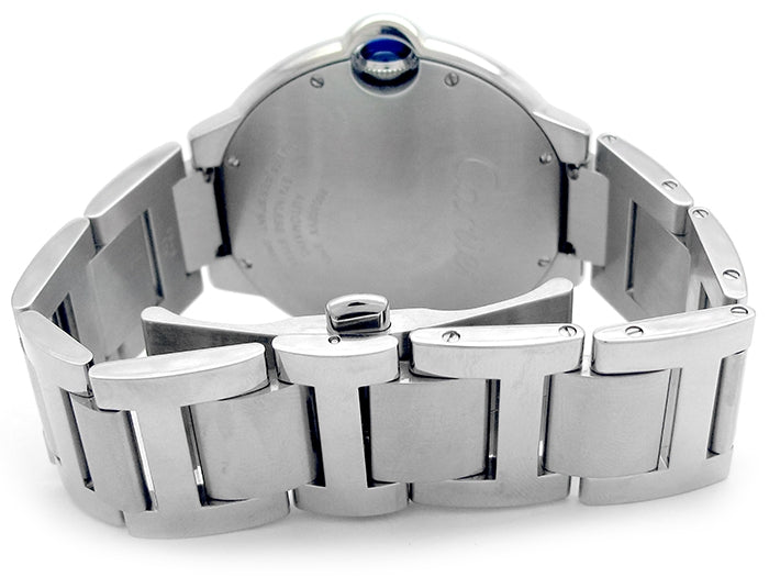 42mm Cartier Stainless Steel Ballon Bleu Watch W69012Z4