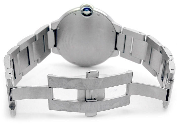 42mm Cartier Stainless Steel Ballon Bleu Watch W69012Z4