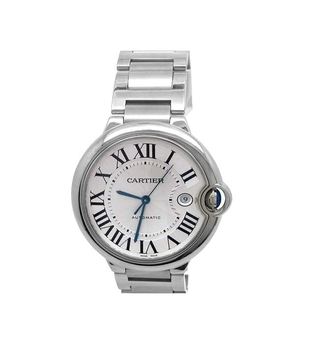 42mm Cartier Stainless Steel Ballon Bleu Watch W69012Z4