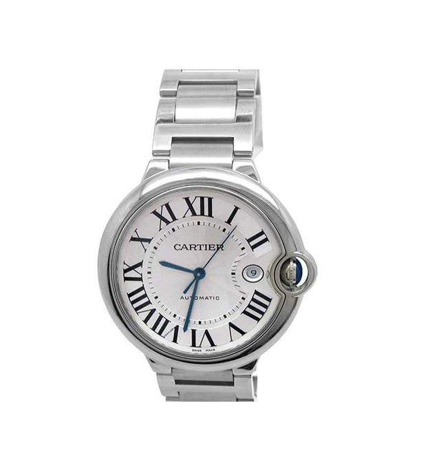 42mm Cartier Stainless Steel Ballon Bleu Watch W69012Z4