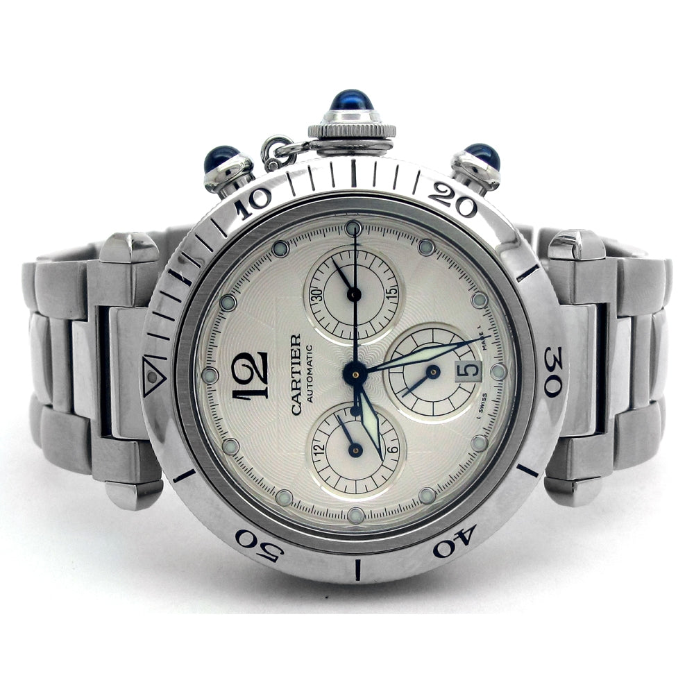 38mm Cartier Stainless Steel Pasha Watch