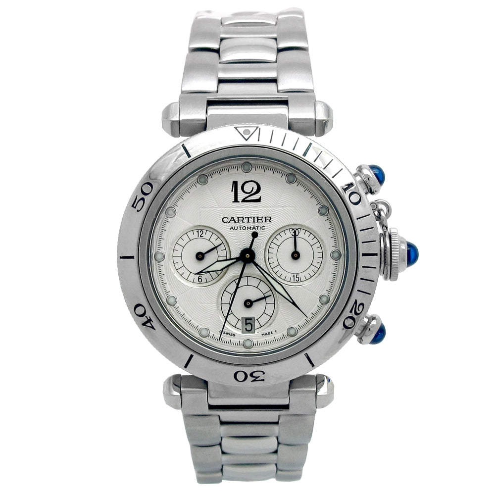 38mm Cartier Stainless Steel Pasha Watch