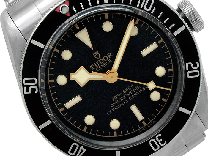 41mm Tudor Stainless Steel Black Bay Watch
