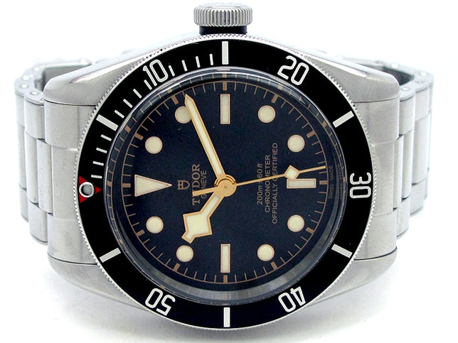 41mm Tudor Stainless Steel Black Bay Watch