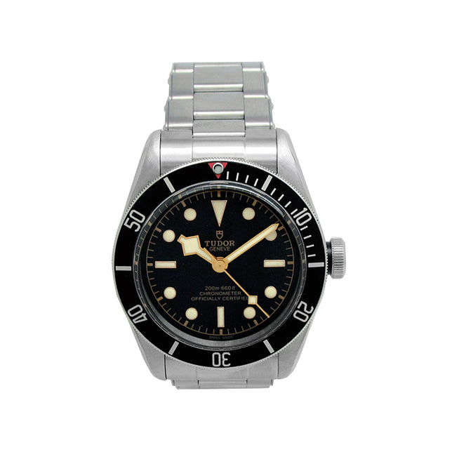 41mm Tudor Stainless Steel Black Bay Watch