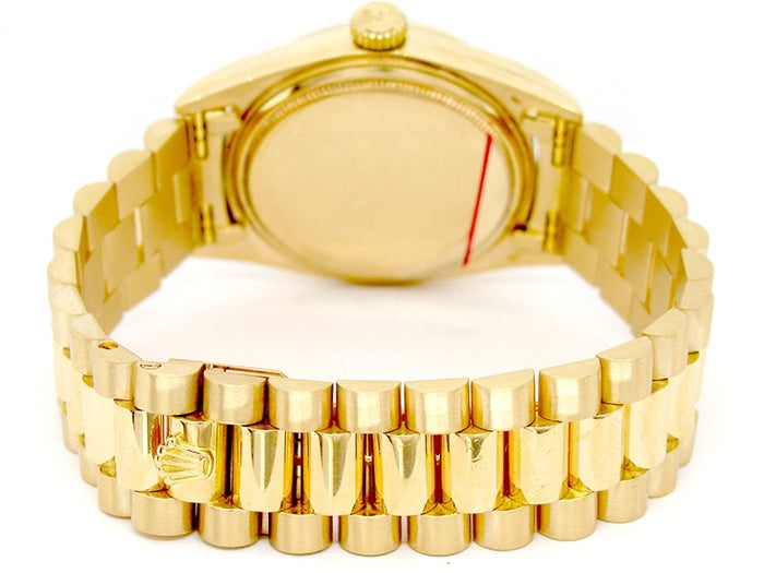 36mm Rolex 18k Yellow Gold Oyster Perpetual Daydate Watch 1803
