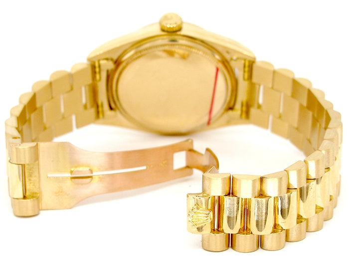 36mm Rolex 18k Yellow Gold Oyster Perpetual Daydate Watch 1803