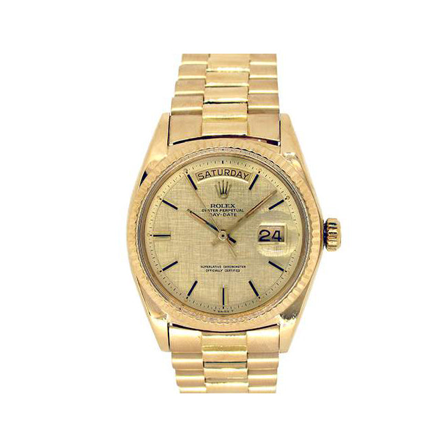 36mm Rolex 18k Yellow Gold Oyster Perpetual Daydate Watch 1803