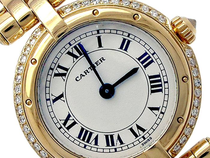 23mm Cartier 18k Yellow Gold Vendome Watch
