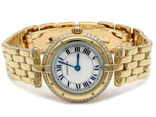 23mm Cartier 18k Yellow Gold Vendome Watch