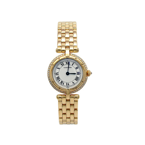 23mm Cartier 18k Yellow Gold Vendome Watch