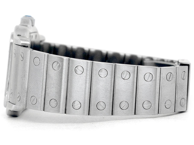 Midsize Cartier Stainless Steel Santos Galbee Watch