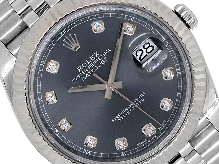 41mm Rolex Stainless Steel Oyster Perpetual Datejust 41 Watch 126334