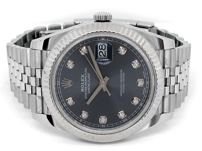 41mm Rolex Stainless Steel Oyster Perpetual Datejust 41 Watch 126334