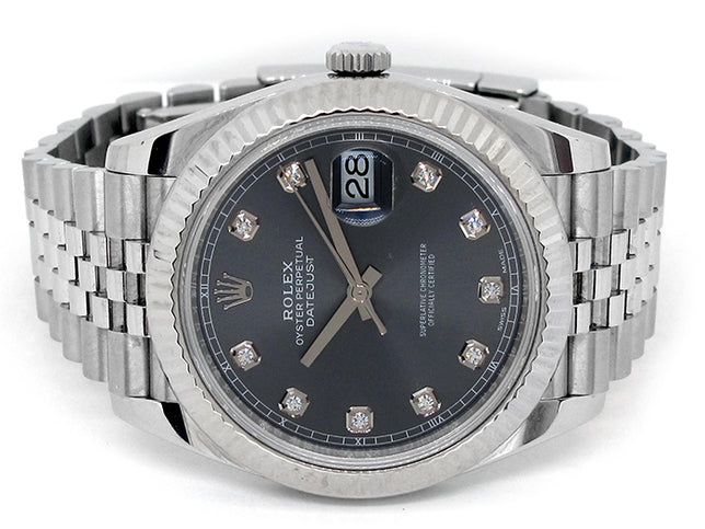 41mm Rolex Stainless Steel Oyster Perpetual Datejust 41 Watch 126334
