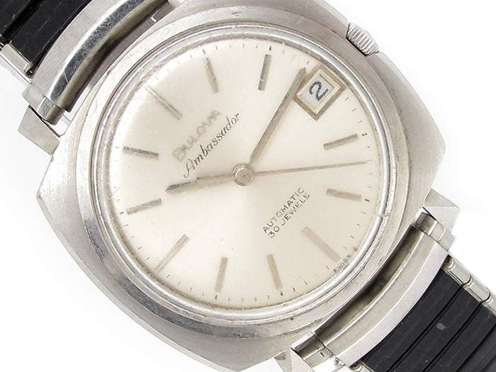 Bulova Stainless Steel Ambassador Watch 34514