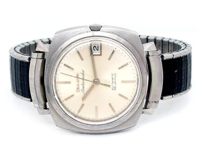Bulova Stainless Steel Ambassador Watch 34514