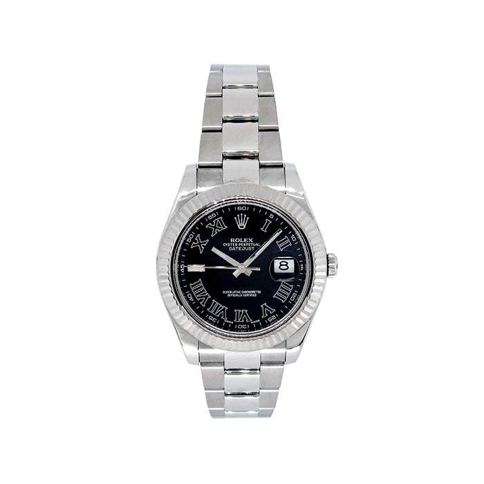 41mm Rolex Stainless Steel Oyster Perpetual Datejust II Watch 116334