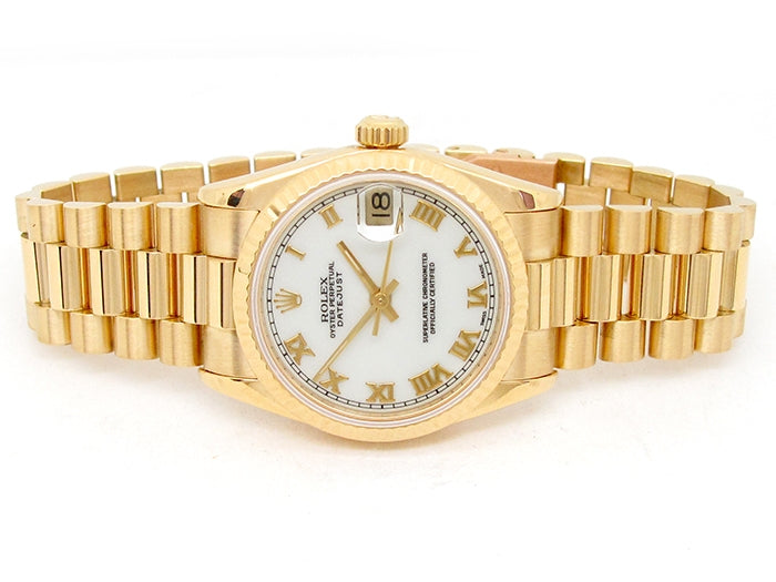 Rolex 18k Yellow Gold Datejust Watch 34640
