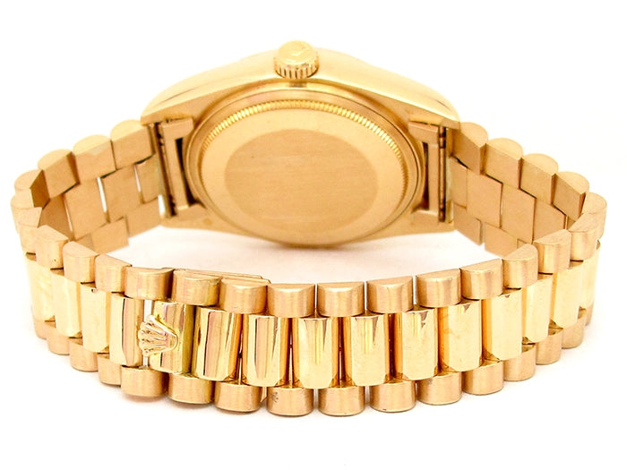 Rolex 18k Yellow Gold Daydate Watch 34653