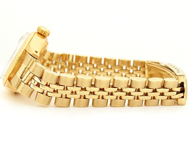 26mm Rolex 18k Yellow Gold Oyster Perpetual Datejust Watch