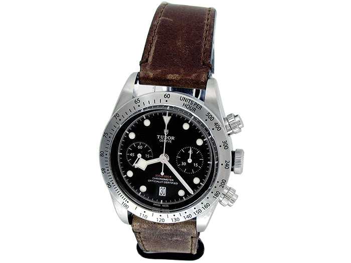 Tudor Stainless Steel Heritage Black Bay Watch 34670