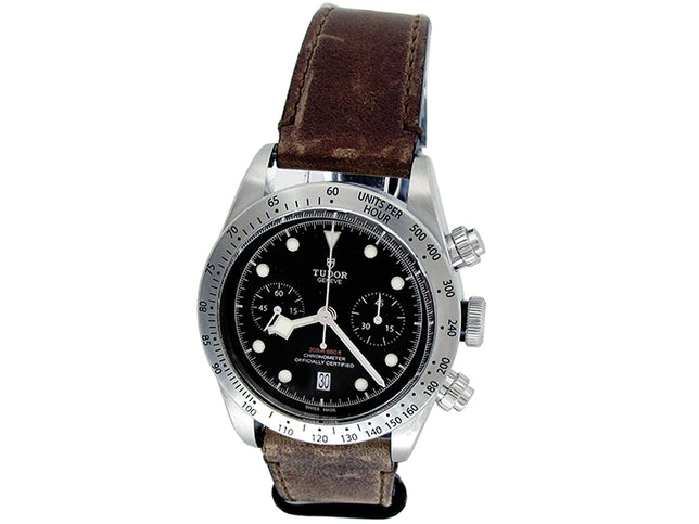 Tudor Stainless Steel Heritage Black Bay Watch 34670