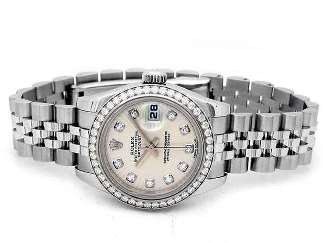 26mm Rolex Stainless Steel Oyster Perpetual Datejust Watch