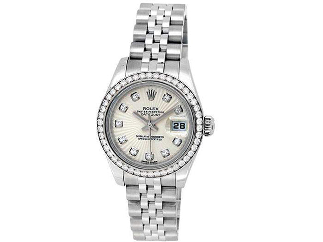 26mm Rolex Stainless Steel Oyster Perpetual Datejust Watch