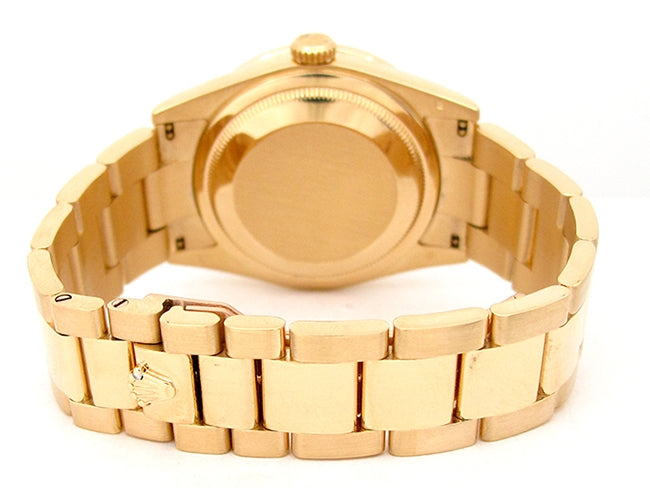 36mm Rolex 18k Yellow Gold Oyster Perpetual Daydate Watch.