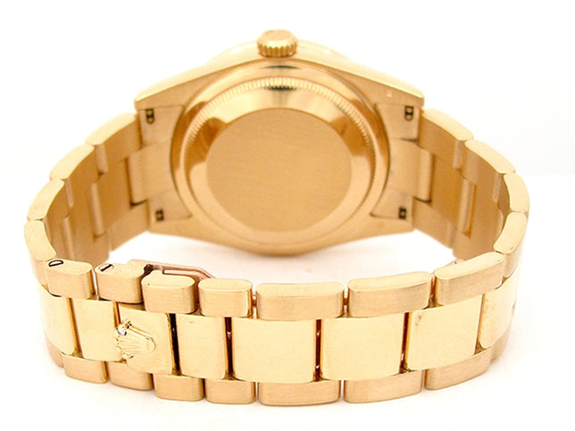 36mm Rolex 18k Yellow Gold Oyster Perpetual Daydate Watch.