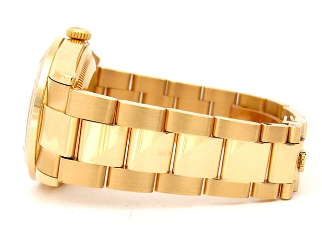 36mm Rolex 18k Yellow Gold Oyster Perpetual Daydate Watch.