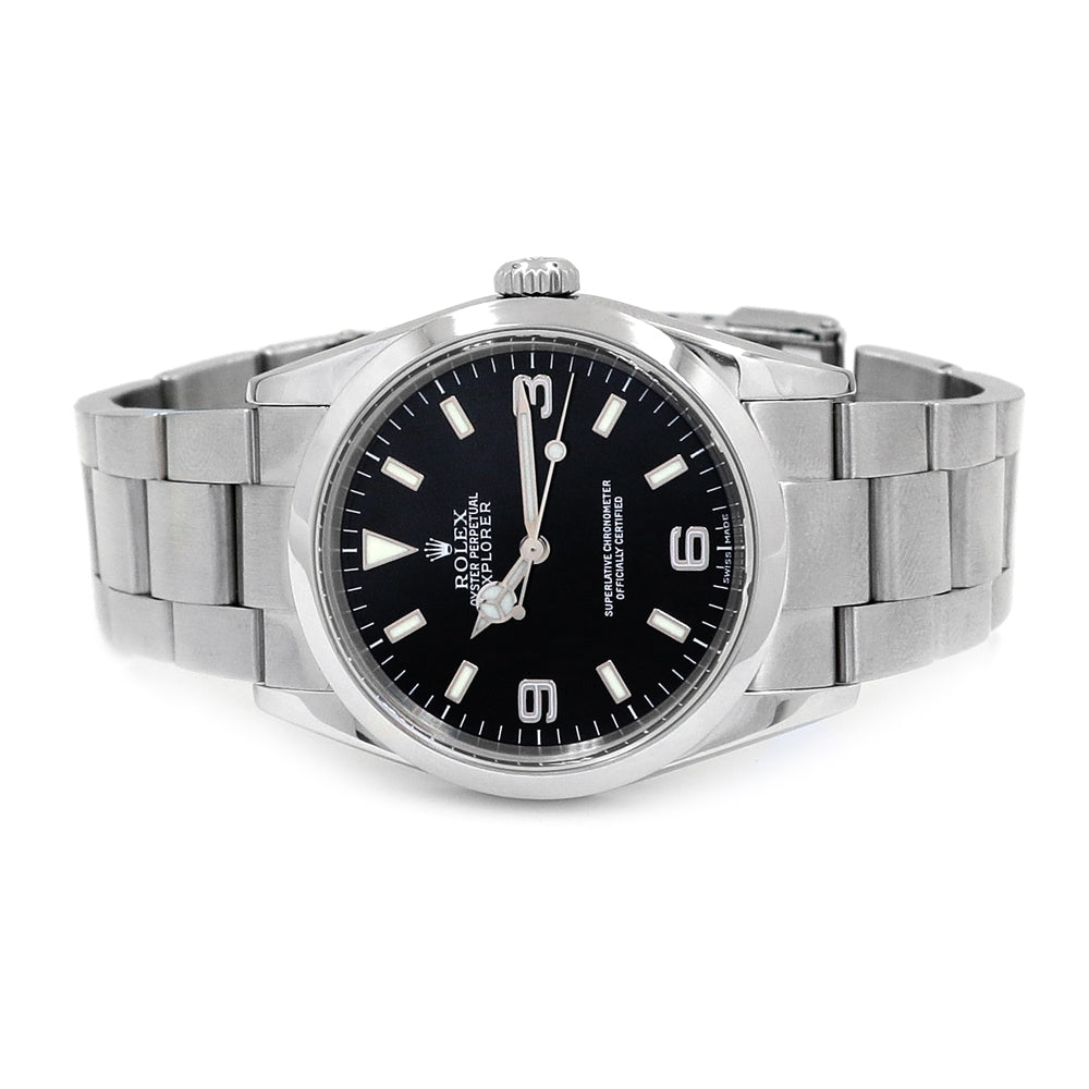 36mm Rolex Stainless Steel Oyster Perpetual Explorer Watch