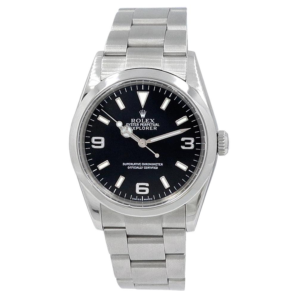 36mm Rolex Stainless Steel Oyster Perpetual Explorer Watch