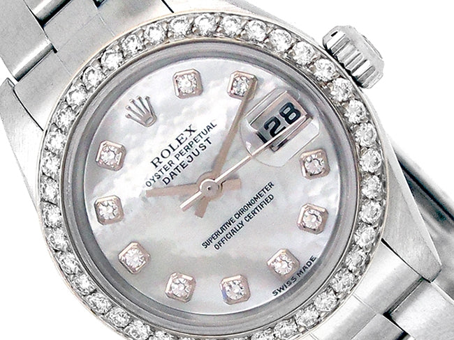26mm Rolex Stainless Steel Oyster Perpetual Datejust Watch 79174