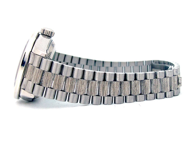 26mm Rolex 18k White Gold Oyster Perpetual Datejust Watch