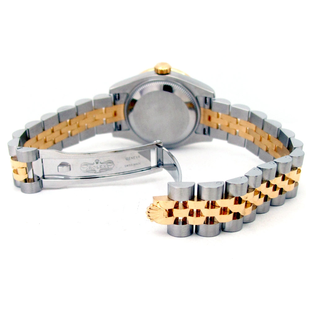26mm Rolex 18k Yellow Gold and Stainless Steel Oyster Perpetual Datejust Watch