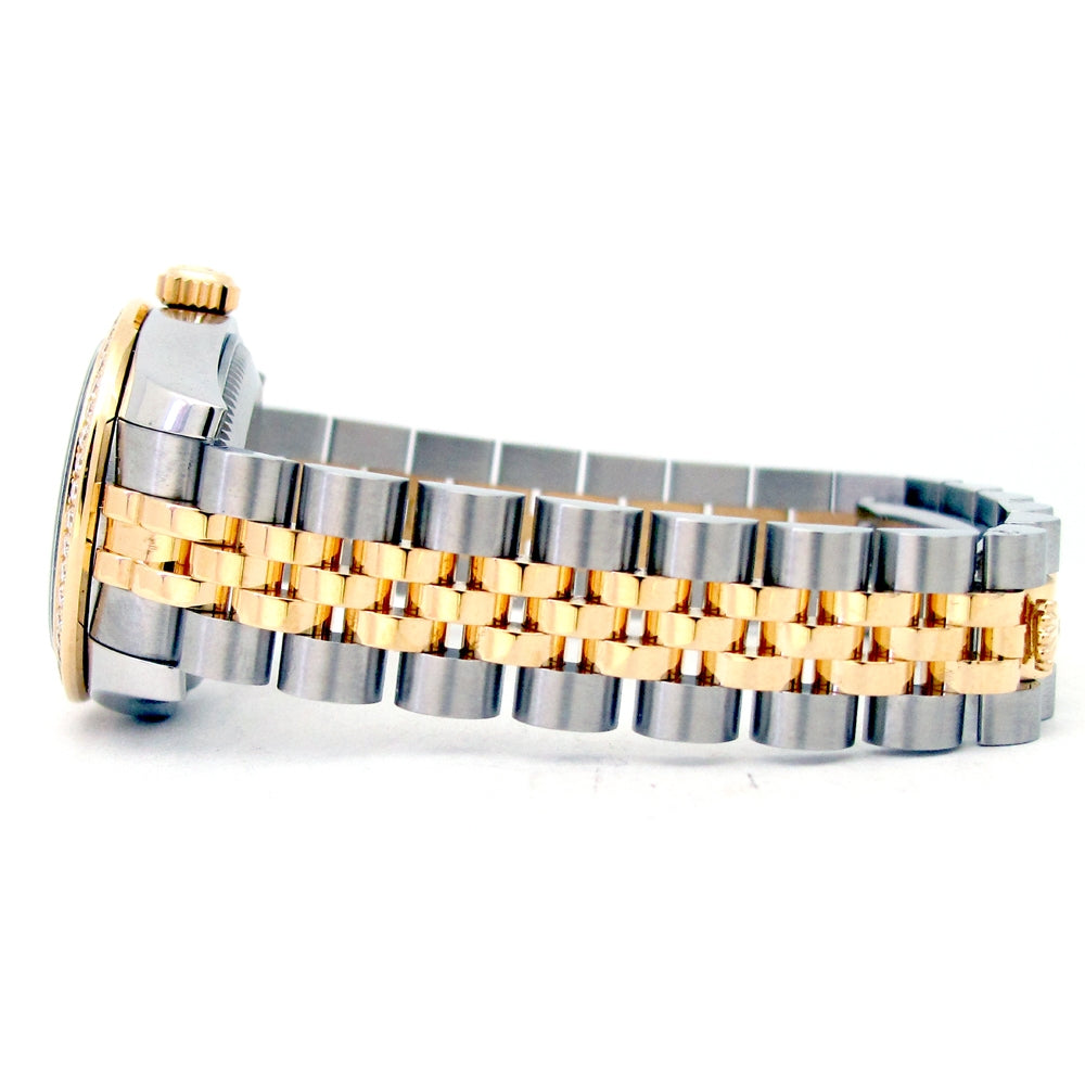 26mm Rolex 18k Yellow Gold and Stainless Steel Oyster Perpetual Datejust Watch
