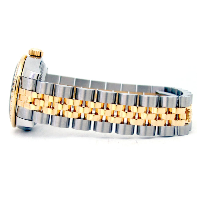 26mm Rolex 18k Yellow Gold and Stainless Steel Oyster Perpetual Datejust Watch