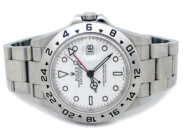 40mm Rolex Stainless Steel Oyster Perpetual Explorer II Watch