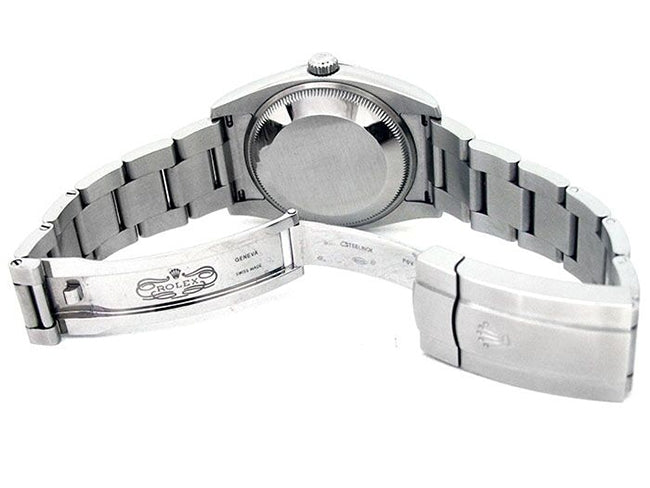 34mm Rolex Stainless Steel Oyster Perpetual Watch 114200
