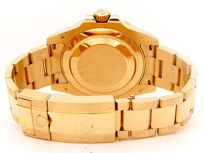 40mm Rolex 18k Yellow Gold Oyster Perpetual GMT-Master II Watch
