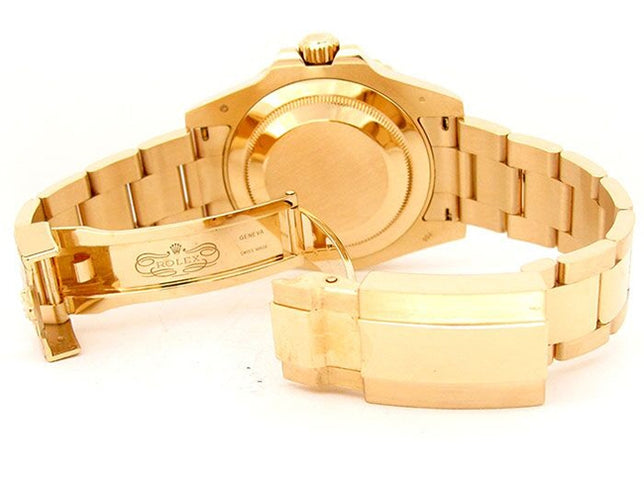 40mm Rolex 18k Yellow Gold Oyster Perpetual GMT-Master II Watch