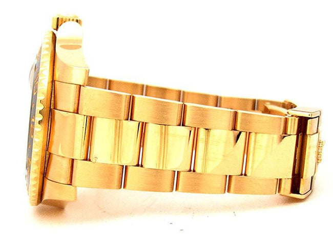 40mm Rolex 18k Yellow Gold Oyster Perpetual GMT-Master II Watch
