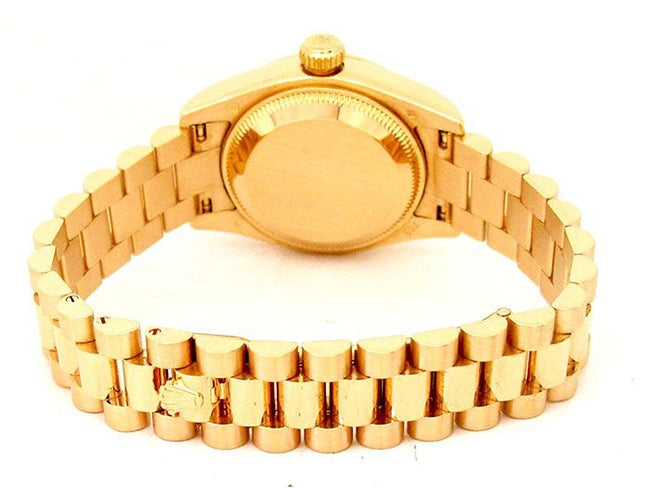 26mm Rolex 18k Yellow Gold Oyster Perpetual Datejust Watch