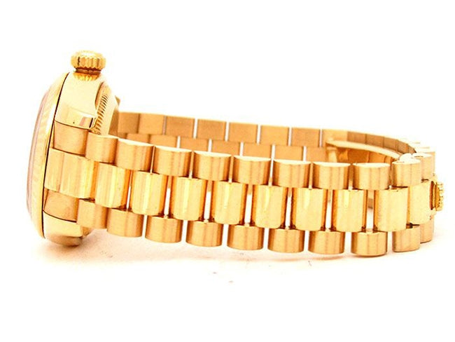 26mm Rolex 18k Yellow Gold Oyster Perpetual Datejust Watch