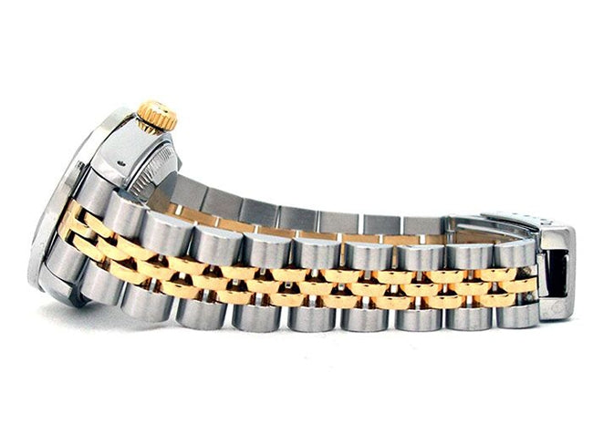 26mm Rolex 18k Yellow Gold and Stainless Steel Oyster Perpetual Datejust Watch