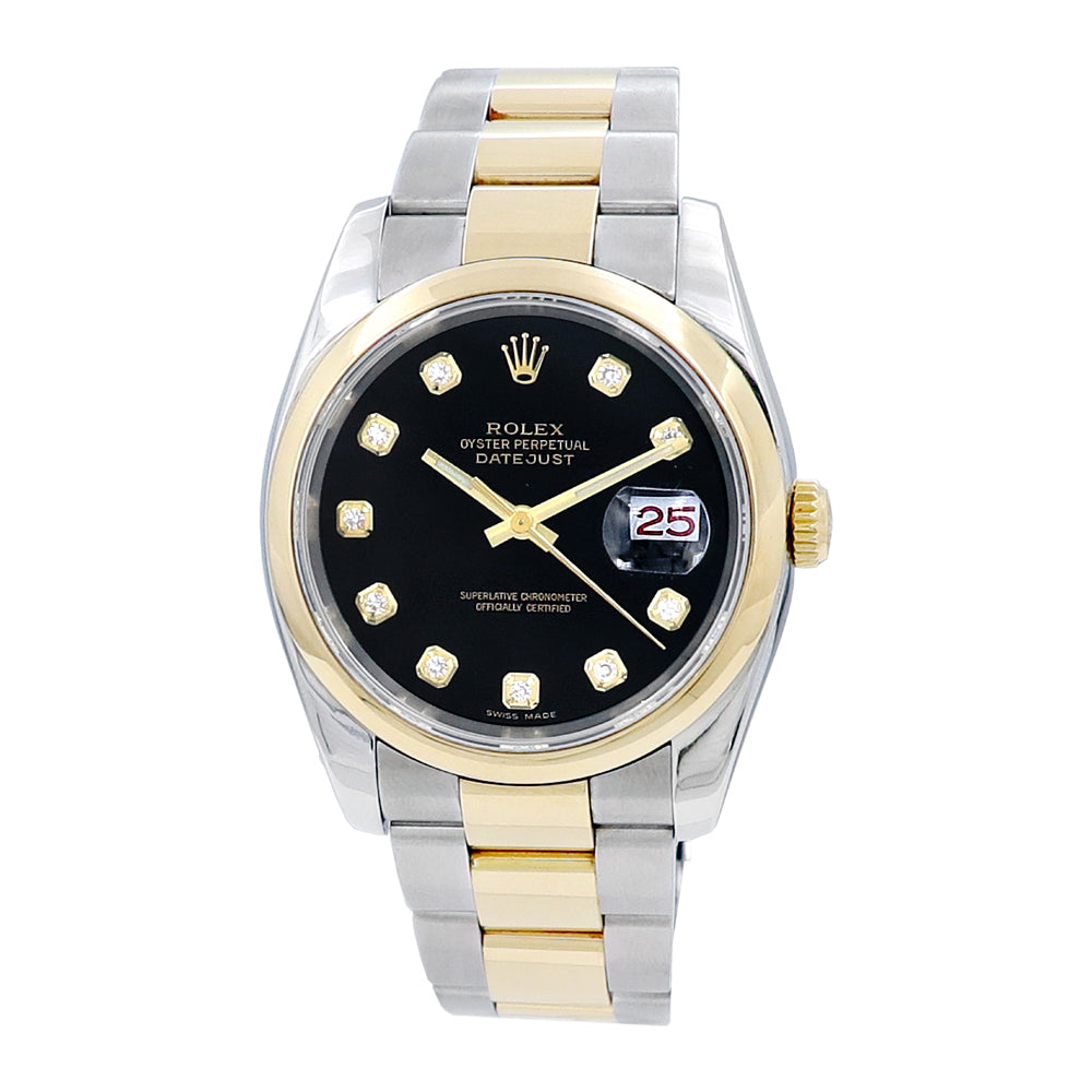36mm Rolex Two tone Datejust 116203