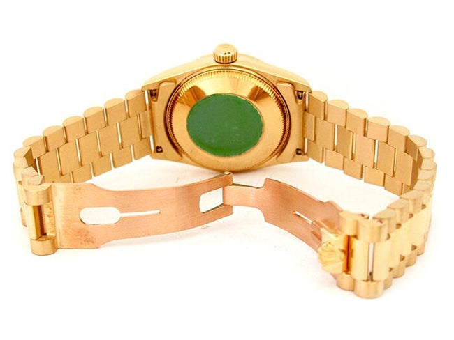 31mm Rolex 18k Yellow Gold Oyster Perpetual Datejust Watch