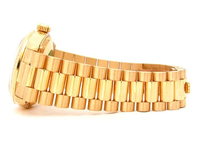 31mm Rolex 18k Yellow Gold Oyster Perpetual Datejust Watch